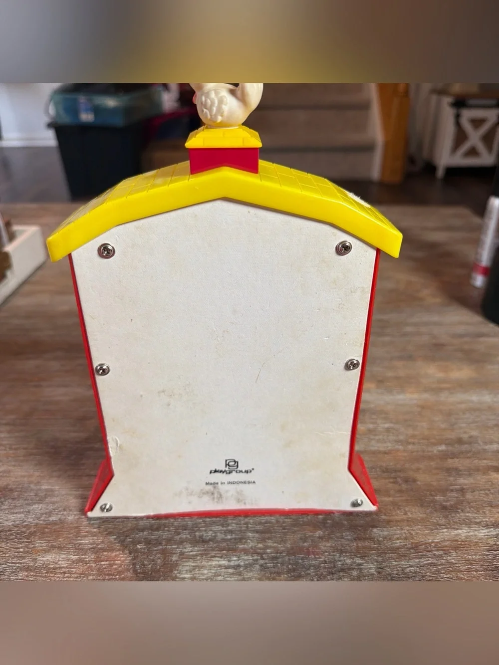 Vintage Barn Animal Mechanical Pinball Game Toy Farm Theme